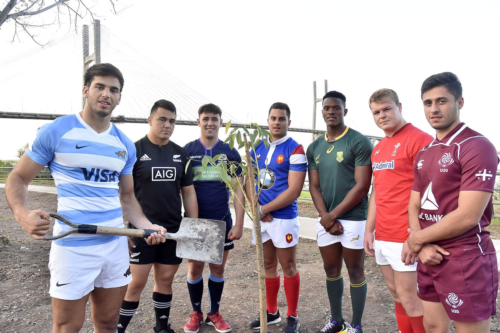 World Rugby U20 Championship 2019: Captains' photo in Rosario