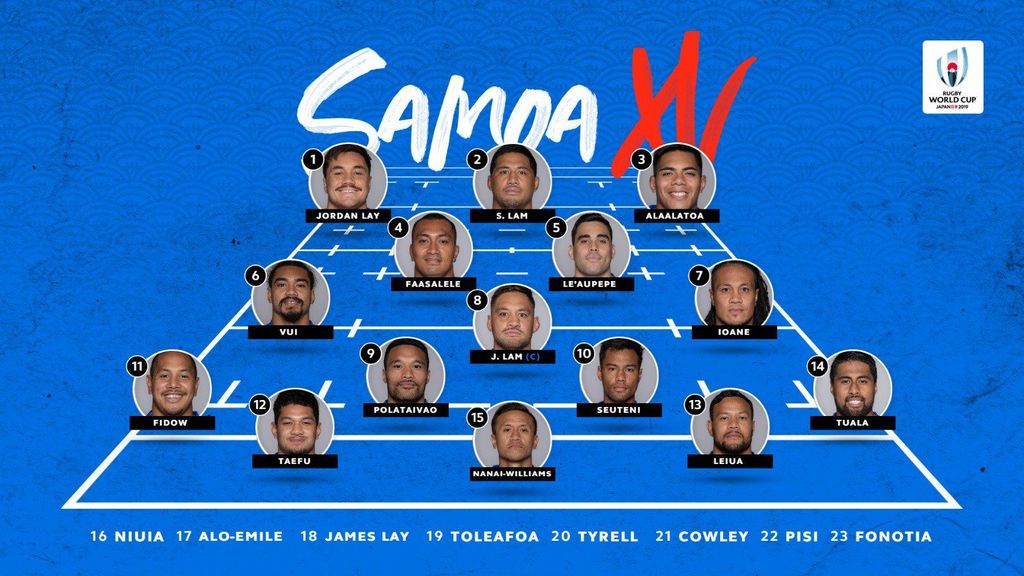 Leitch back for Japan as Samoa fight for their World Cup lives World