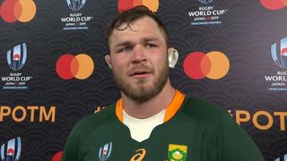 Duane Vermeulen wins Mastercard Player of the Match in Rugby World Cup final 
