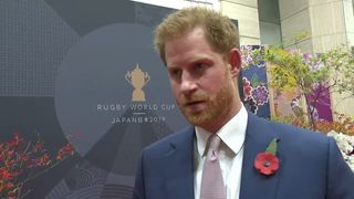 Prince Harry previews Rugby World Cup 2019 final