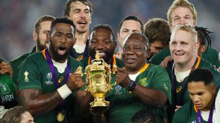 South Africa lift Webb Ellis Cup