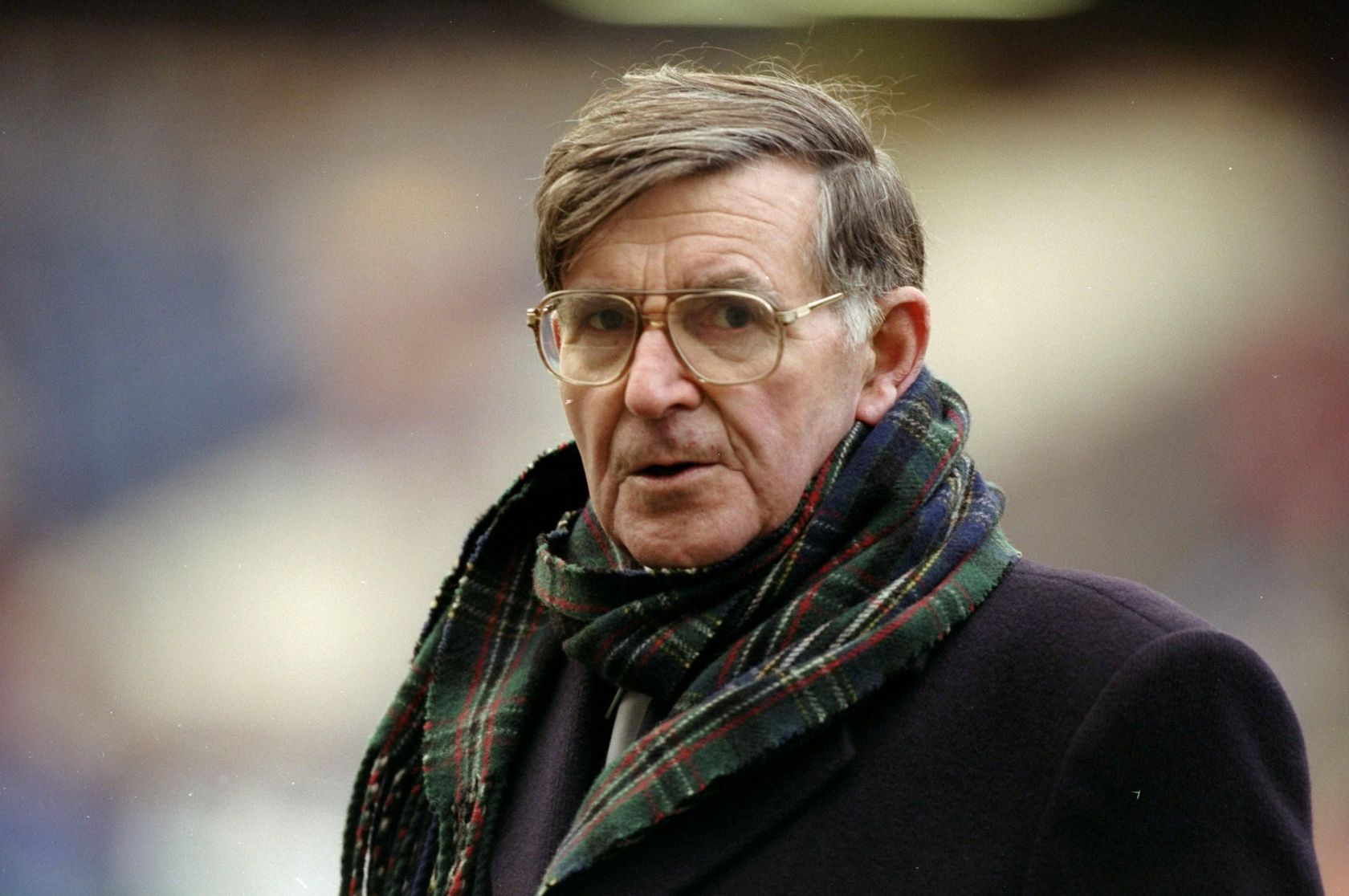 Photo of the legendary rugby commentator Bill McLaren
