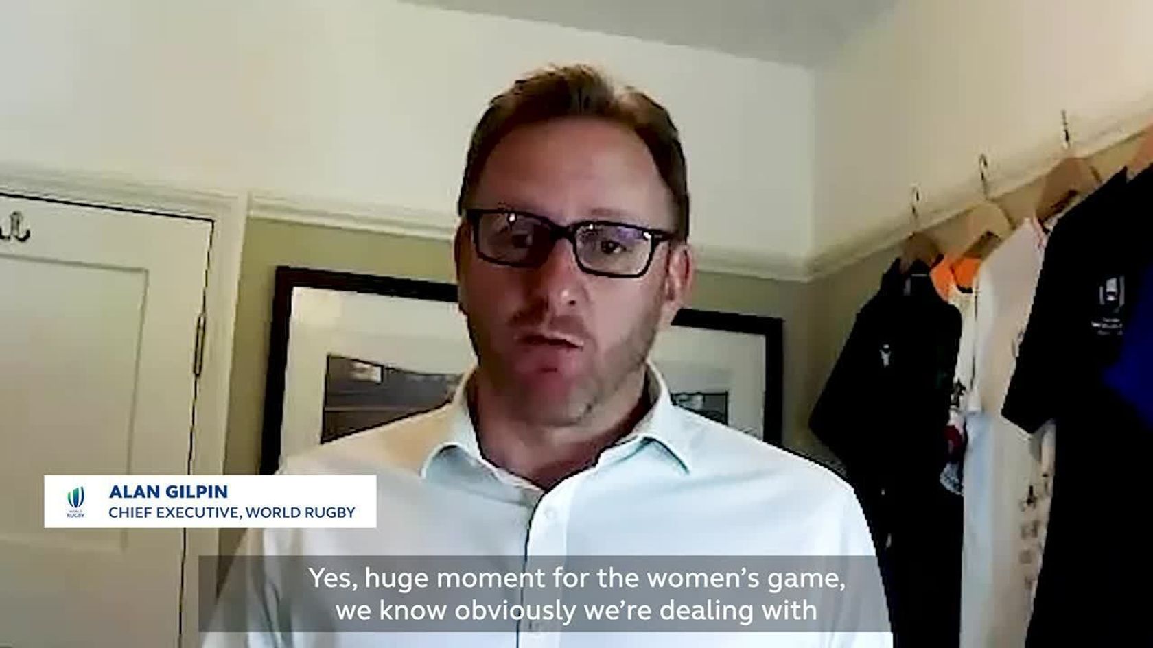 Alan Gilpin, CEO World Rugby - on new dates for RWC 2021