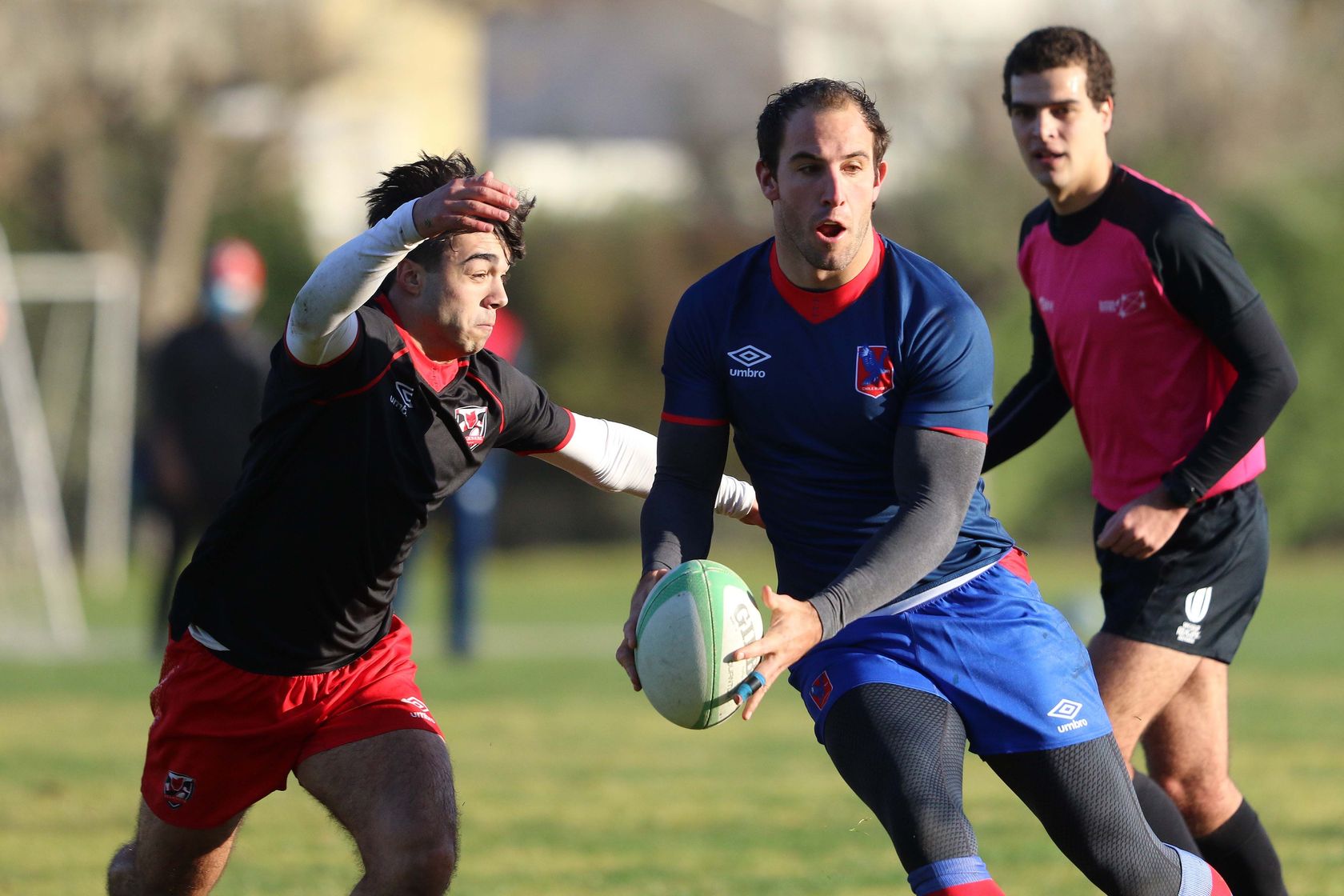 Photo of Chile sevens players training
