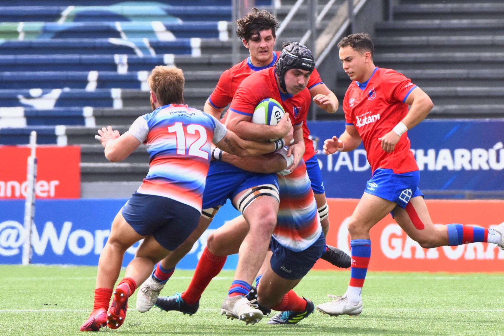 Chile A taking on Paraguay A in matchday one of the Americas Pacific Challenge 2021