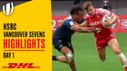 Canada Sevens Vancouver: Men's Day 1 Highlights