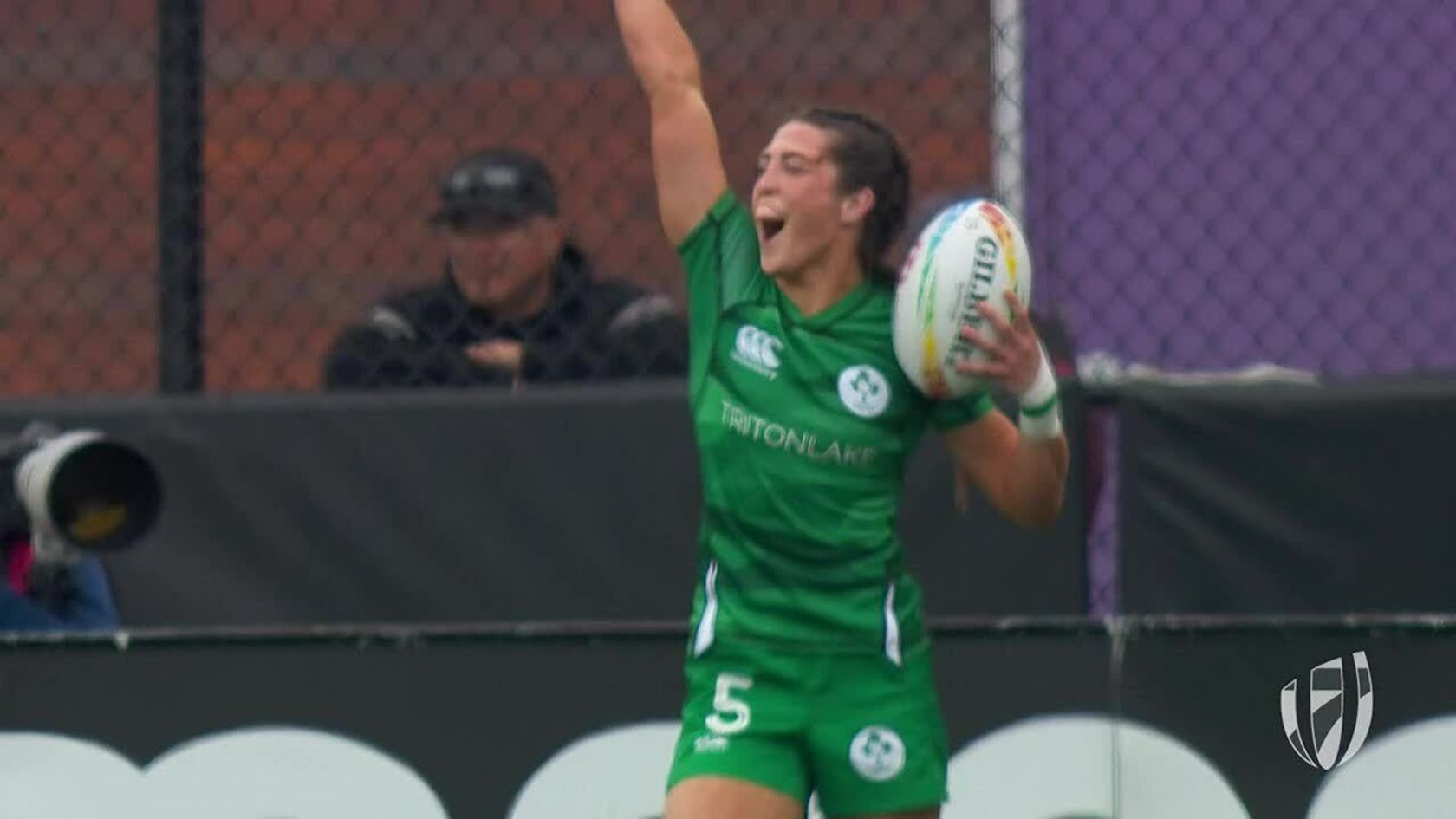 DHL Impact Moment | HSBC Canada Sevens Langford | Amee-Leigh Murphy Crowe bags Ireland's QF winner