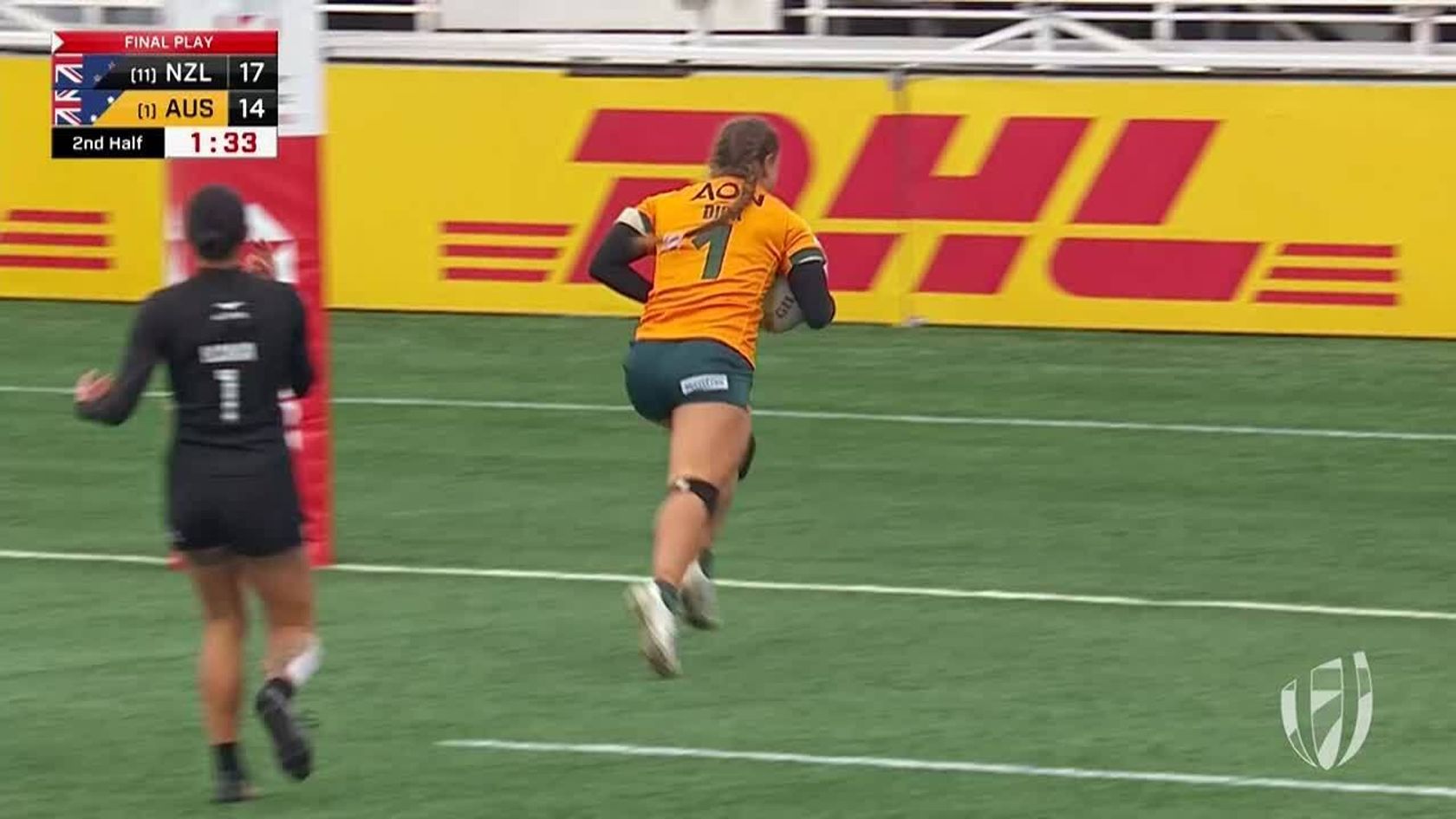 DHL Impact Moment | HSBC Canada Sevens Langford | Lily Dick scores the winner in the final