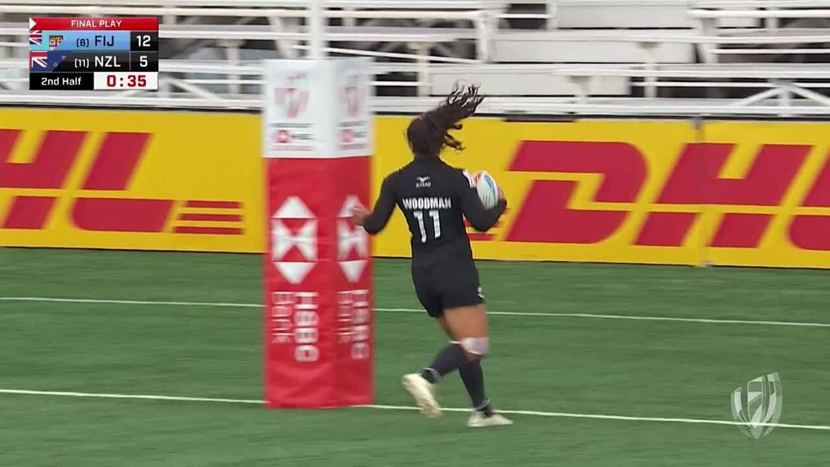 DHL Impact Moment | HSBC Canada Sevens Langford | Portia Woodman ties it up in the final moments