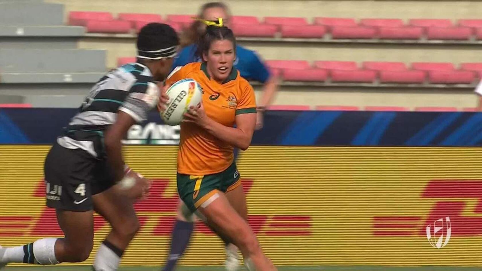 DHL Impact Moment | HSBC France Sevens Toulouse | Charlotte Caslick wraps up the win v Fiji