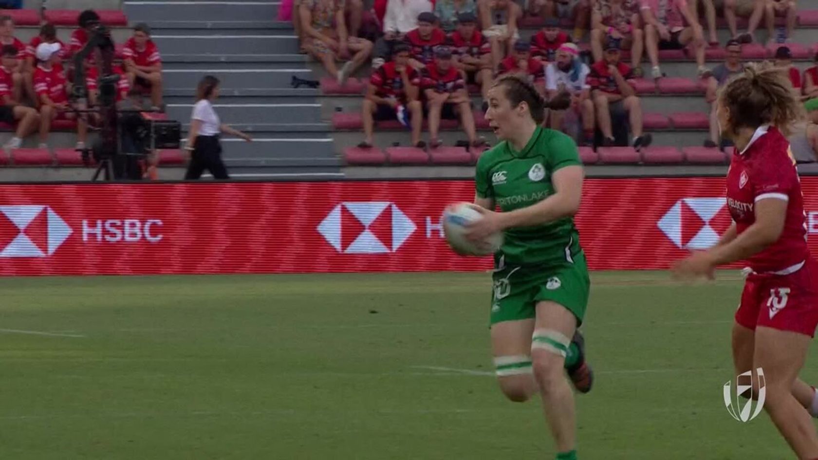 DHL Impact Moment | HSBC France Sevens Toulouse | Eve Higgins' late winner for Ireland