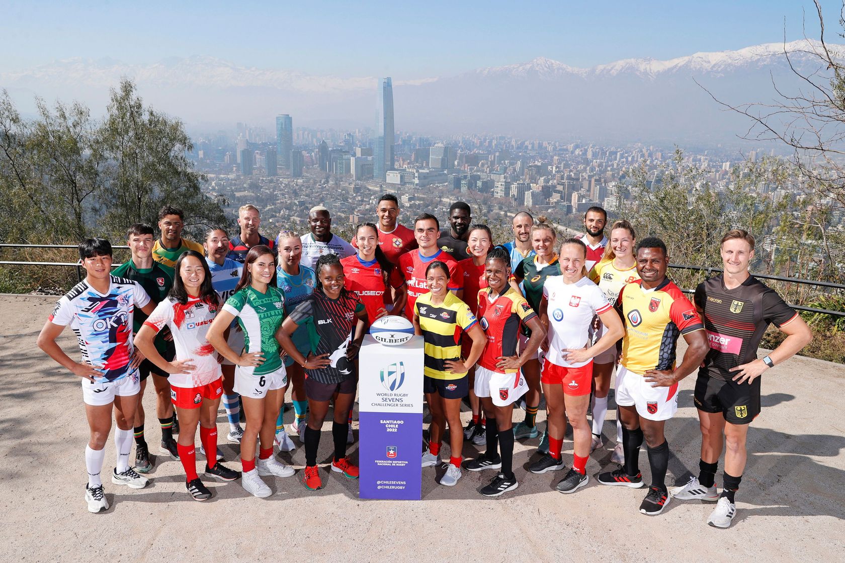 World Rugby Sevens Challenger Series 2022 captain's photo