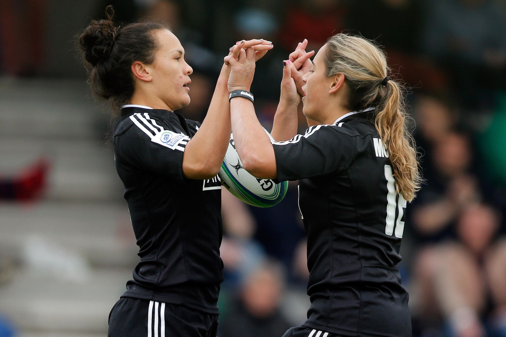 Portia Woodman and Kayla McAlister