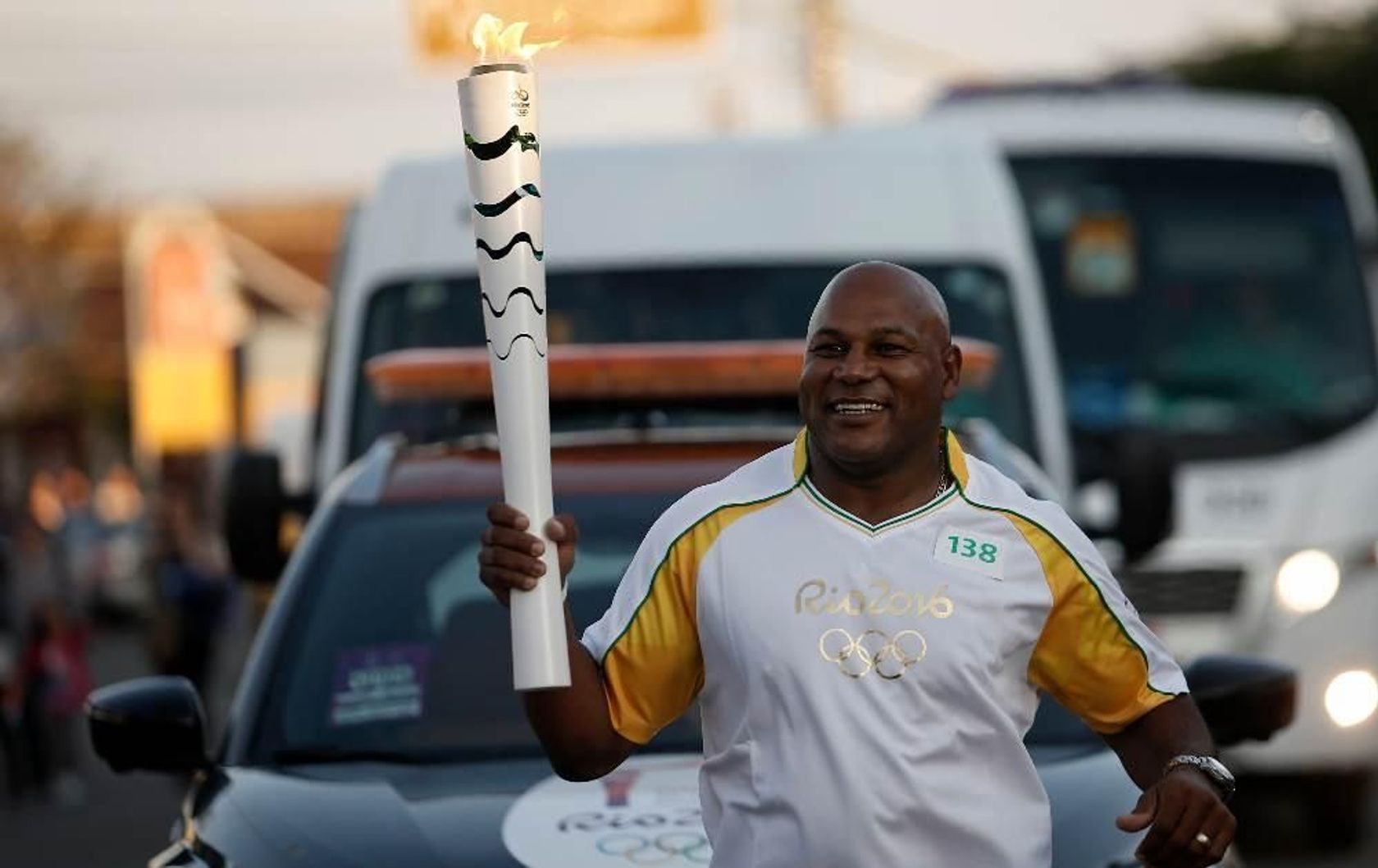 Chester Williams - Olympic Games torch bearer
