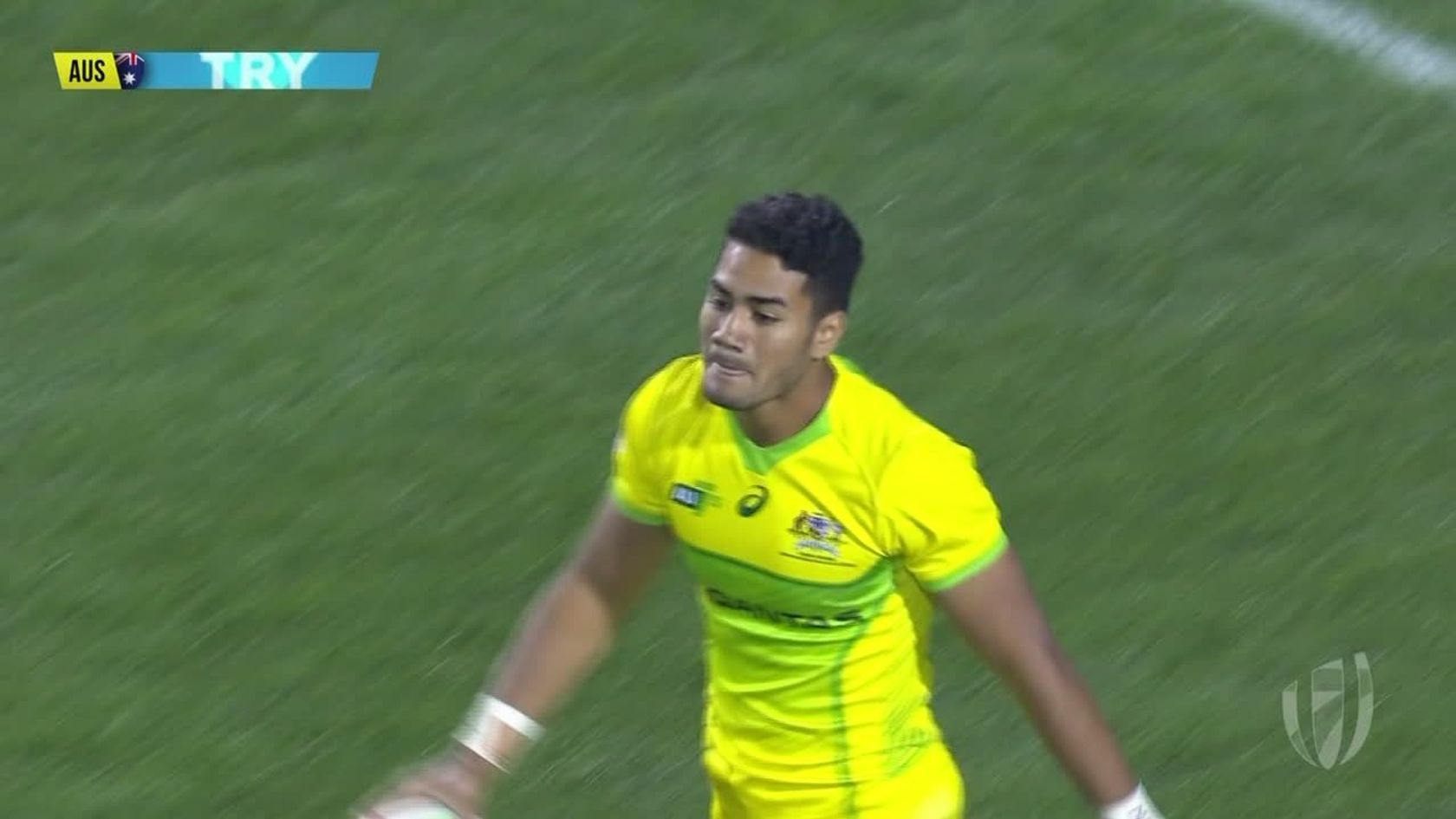 Try, Jeral Skelton, AUS v Sco