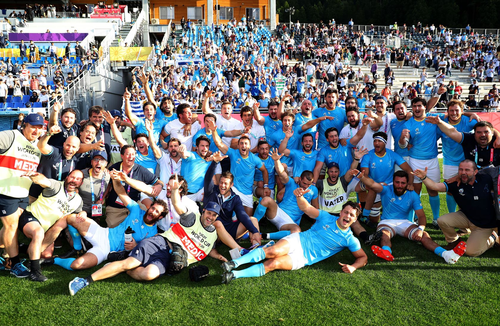 Bottom place but top marks for improving Uruguay Rugby World Cup