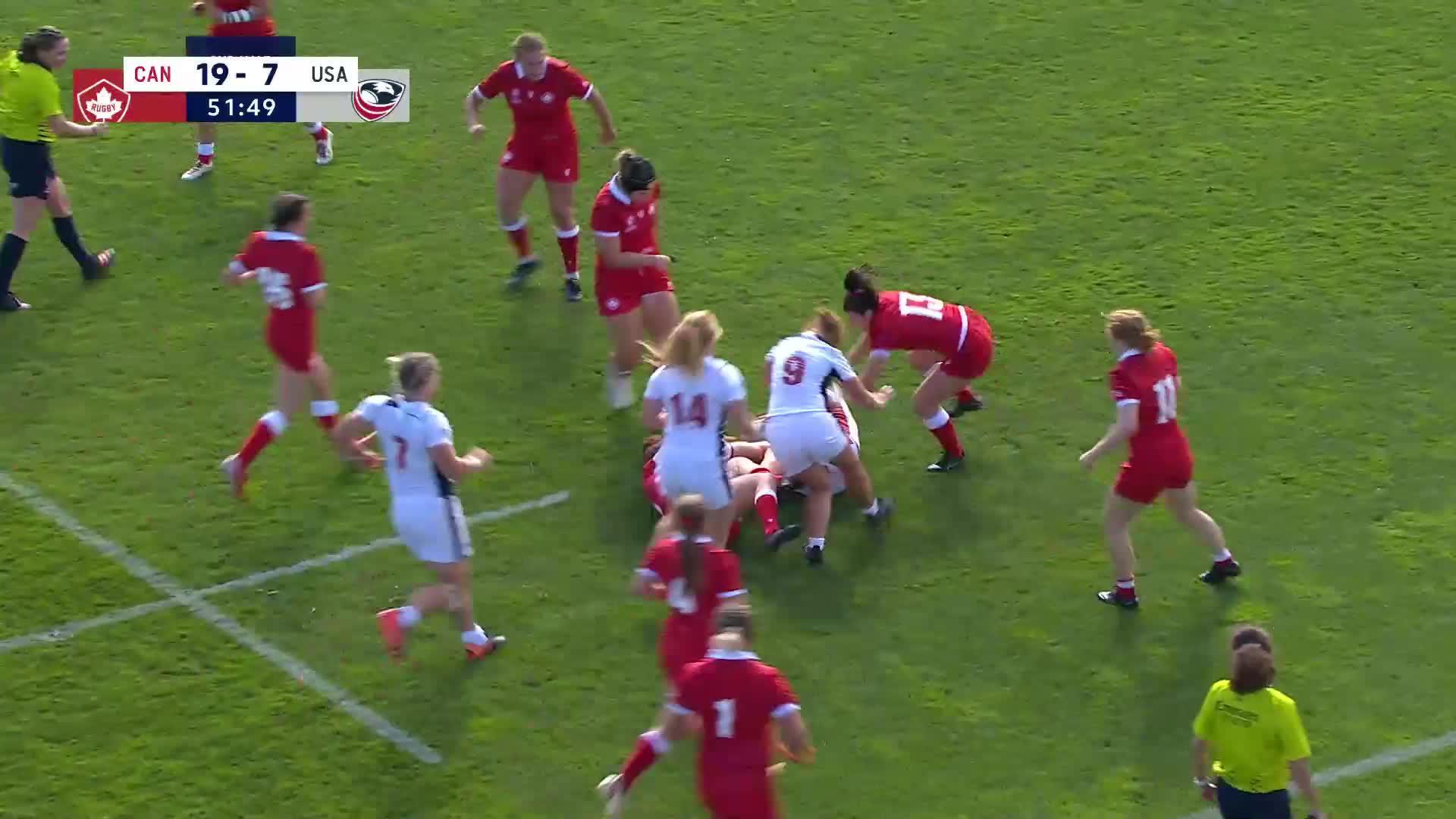 Alev Kelter best moments of the Women's Rugby World Cup 2022 Pool Stage