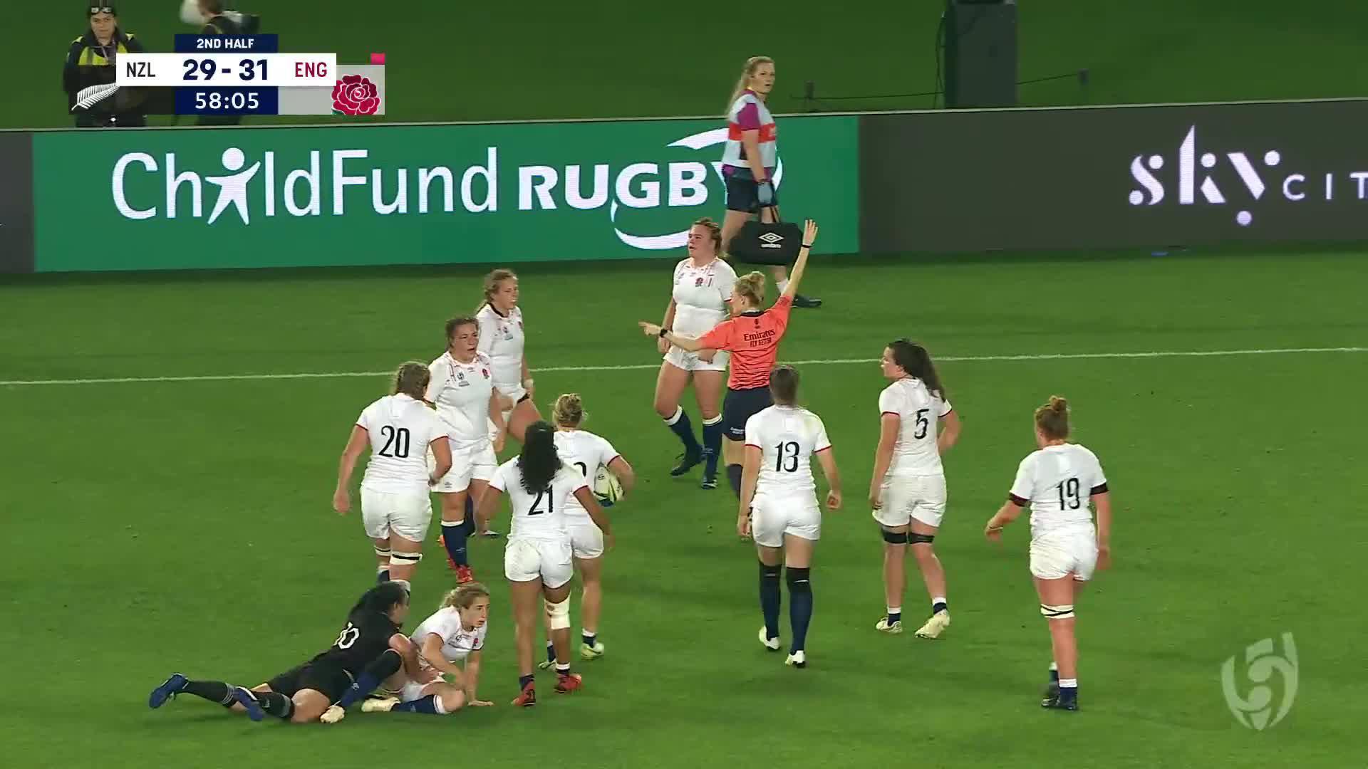 Ruahei Demant's best Rugby World Cup 2021 moments