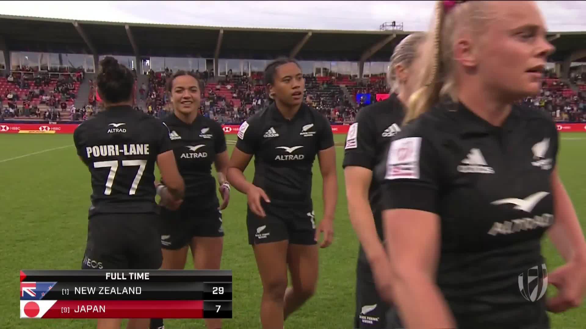 New Zealand 7s vs. Japan 7s Match Highlights HSBC World Rugby