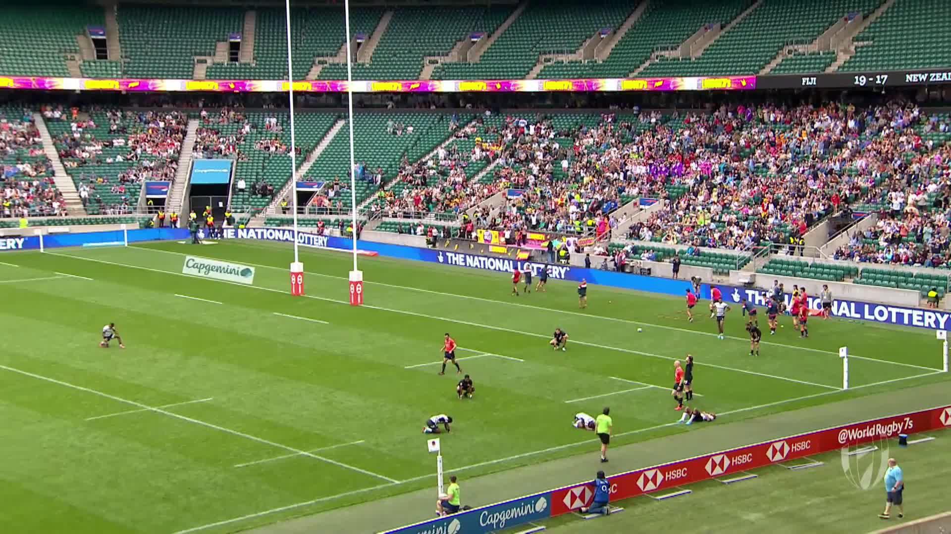 Cup SemiFinal Highlights Fiji vs. New Zealand HSBC London Sevens